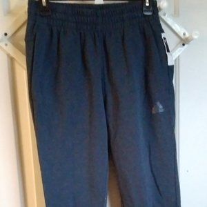 Adidas sweatpants joggers size small spruce blue